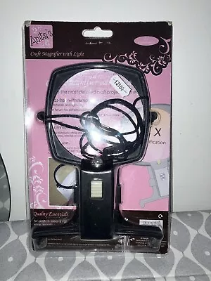 Anita's Magnifier With Light No Hands Needed For Crafts & Detailed Work 2x • £9.99