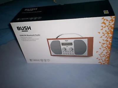 £31.99 • Buy Bush DAB Bluetooth Wooden Radio - Brown (7362325)