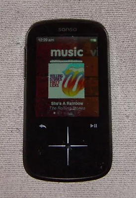 SanDisk Sansa Fuze+ (8GB) Digital Media MP3 Player Black. Works Great Fair Cond • $27.95