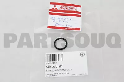 ME192232 Genuine Mitsubishi O-RINGINJECTION PUMP • $3.92