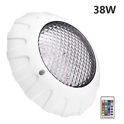 Swimming Pool Lights 12W/38W RGB LED Underwater Light IP68 Waterproof Spa Lights • £12.91