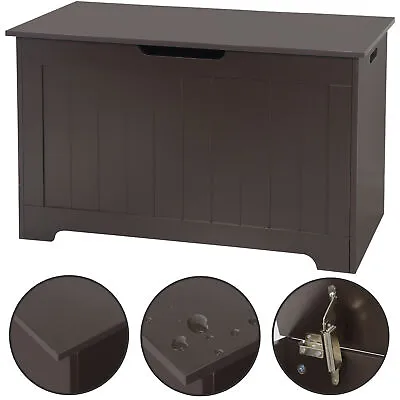  Chest Storage Trunk Wood Bedroom Large Box Blanket Books Shoes Toys Wooden • $57.58