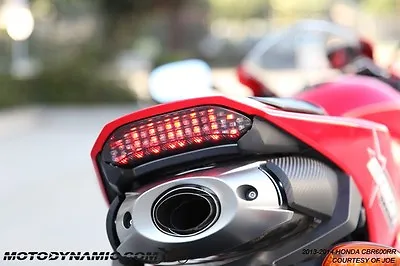INTEGRATED Turn Signal LED Tail Light SMOKE Fits 13-23 Honda CBR-600RR CBR 600RR • $96.95
