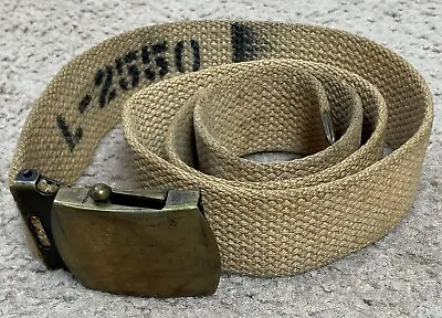 WW2 US Army Marine Air Force Uniform Tan Belt • $19.95