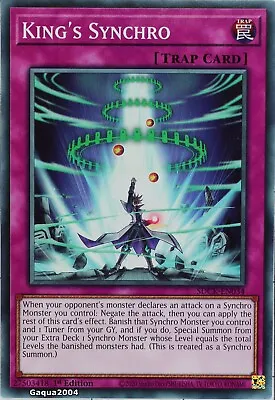 YuGiOh King's Synchro SDCK-EN034 Common 1st Edition • £0.99