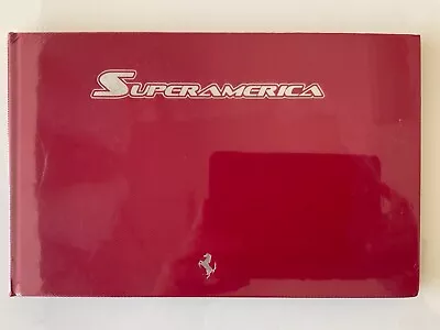 Original NOS 2005 Ferrari SuperAmerica La Jolla Edition Hardback Book Rare • $250