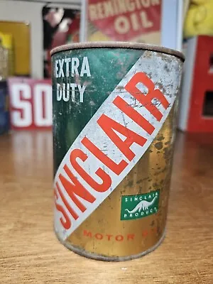 Sinclair Motor Oil Can 1qt Metal Original Authentic  • £43.78