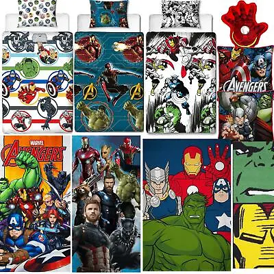 Avengers Bedding Marvel Comics Duvets Towel Cushion Blanket - Sold Separately • £22.99