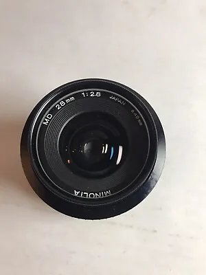 Minolta Md 28mm 1:28 Japan * 49mm AC L35(UV) • $65