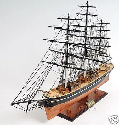 Cutty Sark NO SAILS Wooden Tall Ship Model 34  China Tea Clipper Sailboat  • $664.99