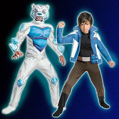 Child Anime TV Show Beast Battle Game Monsuno Chase Suno Lock Polar Bear Costume • $16.95