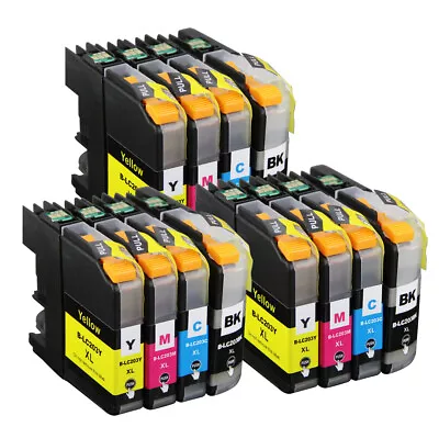 Print Ink Jet Cartridge Use Fits LC203 Brother MFC-J5520DW MFC-J460DW MFC-J480DW • $17.17