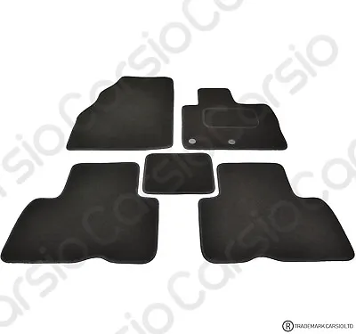 For Renault Scenic 3 2009 - 2016 Tailored Black Car Floor Mats Carpet 5pc • £13.99