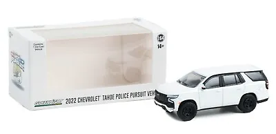 1:64 GreenLight *HOT PURSUIT PLAIN WHITE* 2022 Chevy Tahoe POLICE NIB • $6.49