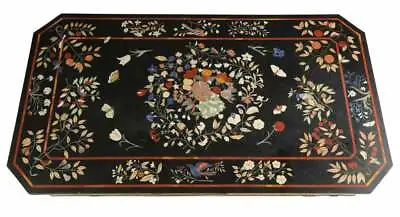 60  X 36  Marble Center Table Inlay Pietra Dura Semi Precious Stones Home Decor • $3790.16