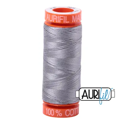 Aurifil Mist 2606 MAKO 50wt Small Spool 220 Yards 100% Cotton Quilting Thread • $4.99