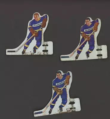 1960's Vintage Coleco Table Hockey Metal Players Los Angeles Lot (3)   *8300 • $15.23