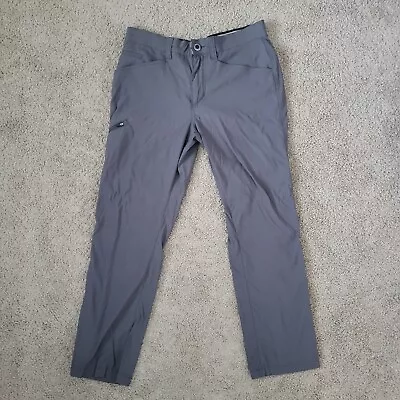 Orvis Pants Mens 32x30 Gray Straight Leg Stretch Lightweight Pockets Fishing • $17.99