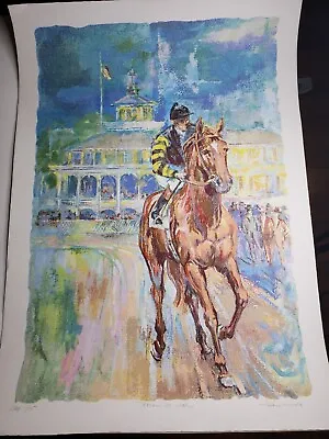 Man 'O War Artist Proof 1/15 Fay Moore 32 1/2 ×23  Lithograph Pastel • $184.25
