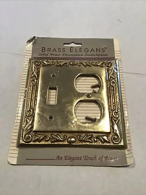 New Vintage Brass Elegans Outlet Light Cover Receptical Switch Plate • $24.95