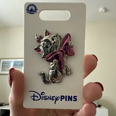 2024 Disney Parks Sculpted Metallic Collection Pin Marie The Aristocats New • $16.99