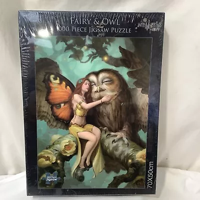 James Ryman Nemesis Now 1000 Piece Gothic Jigsaw Puzzle Fairy & Owl NEW • £12