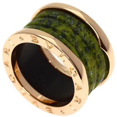 BVLGARI   Ring B.zero1 Bowenite 4 Band #50 K18 Pink Gold • $1652.36