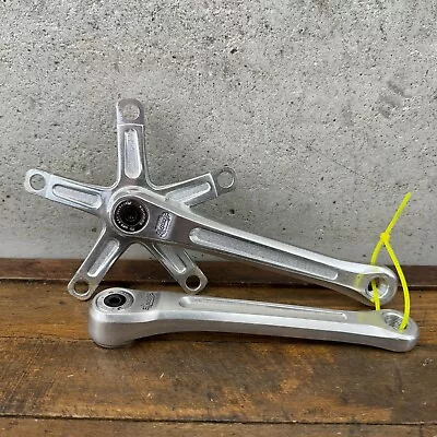 Old School BMX Shimano 600 Arabesque Crank Set 170 Mm 130 BCD Vintage 1 Key A7 • $161.99