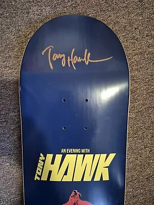Tony Hawk Deck Autographed • $400