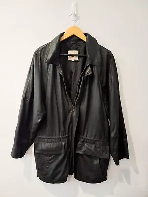 Misuri Arte Del Cuoio Firenze Leather Jacket. Euro Size 50. Made In Italy Size M • $78.28