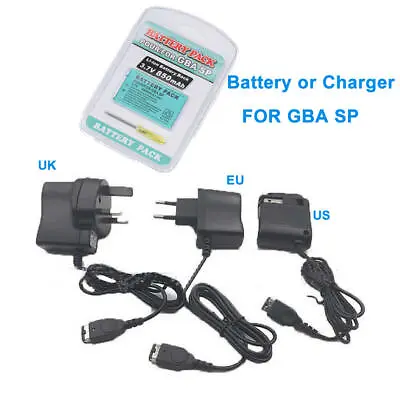 Battery For GBA SP Nintendo Game Boy Advance SP Systems + Screwdriver OR Charger • $6.59