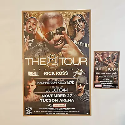 MGK Rick Ross Meekmill Wale  Concert That Never Happened  Playbill Poster & Card • $7