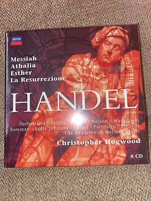 George Frideric Handel : Oratorios The Hogwood Aam CD 8 Discs (2005) New • £20