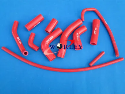 FOR YAMAHA YZF R6 Silicone Radiator Hose Kits 2006 2007 06 07 RED • $52.45