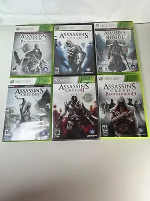 Assassin's Creed Games Bundle - Xbox 360 Lot Of 6 • $34.99