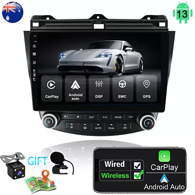 10.1”CarPlay For Honda Accord 2003-2007 Android 13 Car Stereo GPS Navi Head Unit • $321