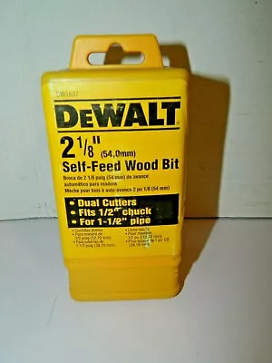 £20.23 • Buy DEWALT DW1640 2 1/8  Inch Self-Feed Wood Bit
