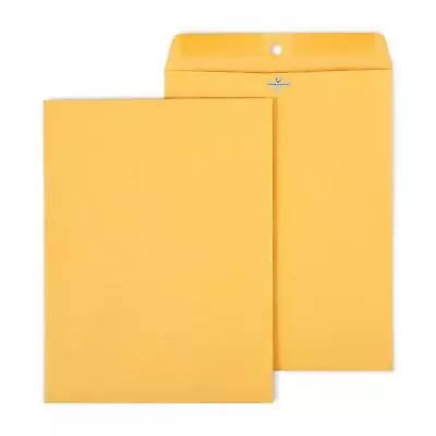 Staples Kraft Clasp Envelopes 9-1/2  X 12-1/2  Brown 100/Box (535013/17076) • $17.90