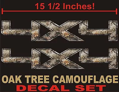 4x4 Truck Decals REAL TREE CAMOUFLAGE  (Set) For Ford F150 And Super Duty CAMO • $16.50