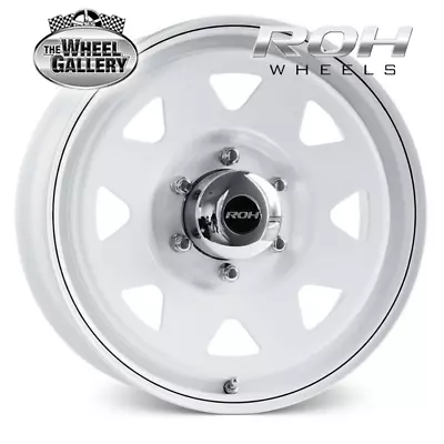 ROH Trak2 15x10 6/139.7 White Set Of Steel Wheels • $716