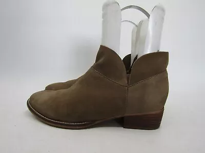 Seychelles Womens Size 7.5 M Brown Leather Zip Ankle Fashion Boots Bootie • $33.24