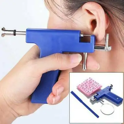 Ear Piercing Gun With 98pcs Studs Kit Tool Set For Ear Piercing • £6.53