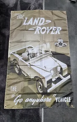 Land Rover 90 110 Workshop Banner Flag Garage Dealership 90x150cm Defender Disco • £19.99