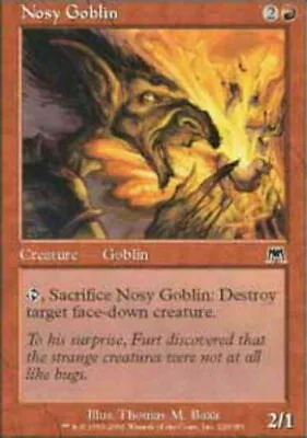 Nosy Goblin - Magic The Gathering - Onslaught - MTG • £0.99