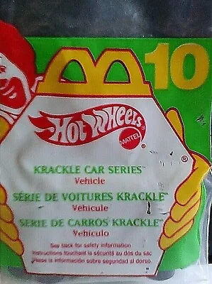 Mcdonalds Fast Food Toys 'krackle Car Series' Vehicle #10 - Nip • $10.94