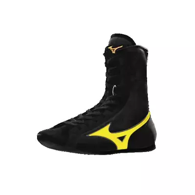 MIZUNO Boxing Shoes Finisher MID Black Flash Yellow Line US 9.5 ( 27.5 Cm ) NEW • $632.58