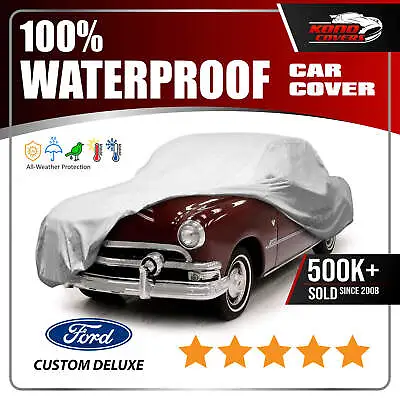 FORD CUSTOM 2-Door 1949-1951 CAR COVER - 100% Waterproof 100% Breathable • $61.95