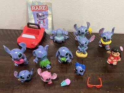 Disney Store Lilo & Stitch 14 PCs  Figurine Play Set Figures Toys • $24.88