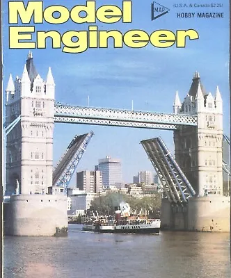 1980s Model Engineer Magazine-Paddle Steamer WAVERLEY Under Tower Bridge OnCover • £4.95