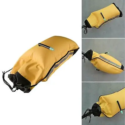 Canoe Kayak Inflatable Paddle Float Double Chamber Safety Bag Floating Bag • £29.48